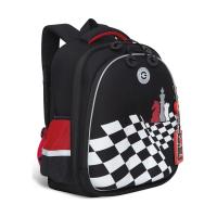 Школьный рюкзак GRIZZLY RAz-287-13 черный, 28х36х20