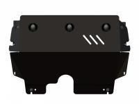 Защита картера и КПП Sheriff для Фольксваген Поло 5 (седан) 2009-2020, модель №2, сталь 2мм, арт:26.1803