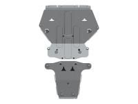 Защита картера и КПП Sheriff для Ауди А8 2018-2024, алюминий 4мм, арт:02.3761