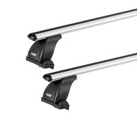 Багажник на крышу LUX дуги аэро-классик (53мм) 1,2м на Форд Мондео 3 седан/хэтчбек (штатные места) 2001-2007, арт:212802