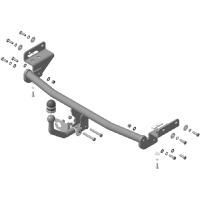 Фаркоп Motodor на Киа Рио Седан 2011-2015, арт:90910-A-2 Фаркоп Motodor на Киа Рио Седан 2011-2015, арт:90910-A-2