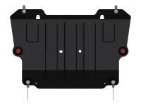 Защита картера и КПП Sheriff на Ниссан Кашкай 2017-2022, модель №10, сталь 2мм, арт:15.3475