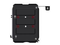 Защита бензобака Sheriff на Рено Дастер 2012-2014, модель №4, сталь 2мм, арт:18.2503-2