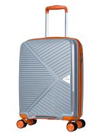 Чемодан маленький L'Case Lyon (S) серый, 55х39х20, арт:Ch0927