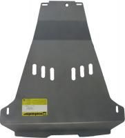 Защита заднего бампера Motodor для Ниссан Х-Трейл 2007-2015, алюминий 5мм, арт:MO.31405