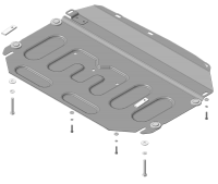 Защита картера и КПП Motodor для Киа Церато 2009-2013, сталь 2мм, арт:MO.70919-4