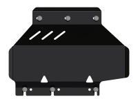 Защита картера Sheriff для Киа Мохав 2009-2020, модель №1, сталь 2мм, арт:11.1678 V1