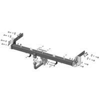 Фаркоп Motodor на Хендай Туссан 2018-2020, арт:90909-A-1