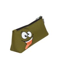 Школьный пенал GRIZZLY PL-33-2 хаки, 22х9х6