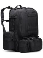 Тактический рюкзак TacTeam TT-008, 40л, 36х52x20, черный, арт:Ruk1206 Тактический рюкзак TacTeam TT-008, 40л, 36х52x20, черный, арт:Ruk1206