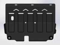 Защита картера и КПП Sheriff для Лифан Х50 2015-2020, модель №1, сталь 2мм, арт:28.2922