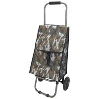 Сумка-тележка Рыжий кот D203 Хаки, 32 л, 30х20х48, арт:ST.093582