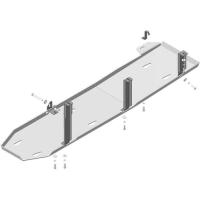 Защита топливного бака Motodor для Додж РАМ 1500 2015-2018, алюминий 5мм, арт:MO.32902