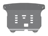 Защита картера и КПП Sheriff для Киа Соренто Прайм 2015-2021, модель №7, алюминий 4мм, арт:11.2950 V2