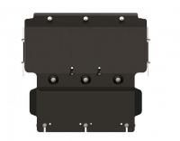 Защита картера Sheriff для Киа Соренто 2006-2009, модель №2, сталь 2,5мм, арт:11.1706