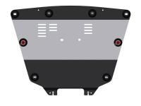 Защита картера и КПП Sheriff для Лада Веста 2015-2024, модель №1, сталь 2мм, арт:27.2928 V2