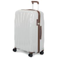 Чемодан большой 4ROADS K-001 (L) белый жемчужный, 51х74х30, арт:Ch0027 Чемодан большой 4ROADS K-001 (L) белый жемчужный, 51х74х30, арт:Ch0027