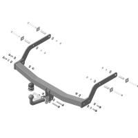 Фаркоп Motodor на Рено Аркана 2019-2022, арт:91715-A