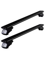 Багажник на крышу ED Арго с замком черные крыловидные дуги 1,25м на Lynk & Co 09 2021-2025, арт:ED-5907