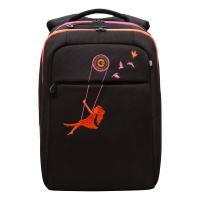 Рюкзак GRIZZLY RD-344-2 черный-оранжевый, 28х40х16 Рюкзак GRIZZLY RD-344-2 черный-оранжевый, 28х40х16