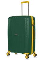 Комплект из 2-х чемоданов L'Case Madrid (M, L) зеленый, арт:Ch1143