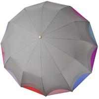 Зонт женский автоматический Три Слона, серый, арт:L3125-2