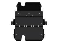 Защита картера, КПП и РК Sheriff для Тойота Ленд Крузер 76 2012-2024, сталь 3мм, арт:24.2561