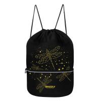 Мешок для обуви GRIZZLY OM-34-1 черный, 34х52х22