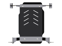 Защита РК Sheriff для Лада Нива 4х4 21214-30 NIVA 2008-2016, сталь 2,5мм, арт:27.3243