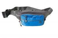 Сумка поясная Travel Case, синяя нейлон, 25х14х9, арт:Sum0015