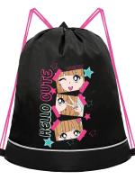 Мешок для обуви GRIZZLY OM-50-120, черный, 38х50х11