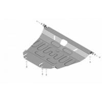 Защита картера и КПП Motodor для Тойота Авенсис 2003-2008, сталь 2мм, арт:MO.72517
