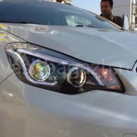 Передние фары Субару XV, Импреза 2011-2017 модель №1, комплект:Л+П, бифокальная линза, ДХО, арт:MF-HL-000371