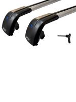 Багажная система на интегрированные рейлинги INTER AEROSTAR R-73i серебристый, арт:INT-5573-S