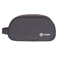 Несессер Torber черный/бордовый 23х12х10 см, арт:T056-BRD