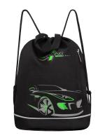 Мешок для обуви GRIZZLY OM-53-113, черный, 38х40х11