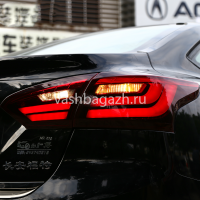 Задние фонари Форд Фокус 3 cедан 2011-2015 модель №2, комплект: Л+П, в стиле БМВ, арт:MF-TL-000291