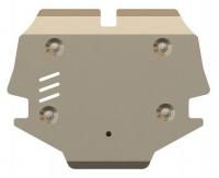 Защита картера и КПП Sheriff на Мерседес GLK класс X204 2008-2012, модель №1, алюминий 5мм, арт:13.2336