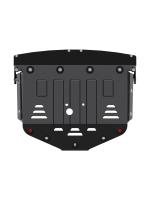 Защита картера и КПП Sheriff на Рено Мастер 3 2010-2020, модель №1, сталь 2,5мм, арт:18.4327