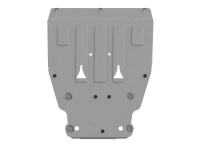 Защита картера и КПП Sheriff на Мерседес Б класс W247 2019-2024, модель №1, алюминий 4мм, арт:13.3943-2