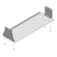 Защита топливного бака Motodor для Мицубиси Л200 2006-н.в., алюминий 5мм, арт:MO.31324