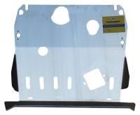 Защита картера и КПП Motodor для Ниссан Х-Трейл 2007-2015, алюминий 5мм, арт:MO.31402