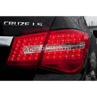 Задние фонари Шевроле Круз 2009-2015 модель №-4, комплект: Л+П, в стиле Мерседес, красные, арт:MF-TL-000326 Задние фонари Шевроле Круз 2009-2015 модель №-4, комплект: Л+П, в стиле Мерседес, красные, арт:MF-TL-000326