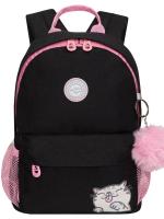 Детский рюкзак GRIZZLY RK-578-1, черный, 21х29х8