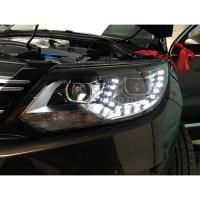 Передние фары Фольксваген Тигуан 2011-2016 модель №1, комплект:Л+П, бифокальная линза, ДХО, арт:MF-HL-000238