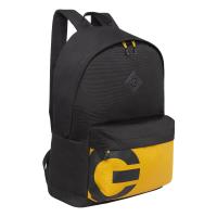 Рюкзак GRIZZLY RQL-317-3 черный-желтый, 30х44х15 Рюкзак GRIZZLY RQL-317-3 черный-желтый, 30х44х15