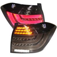 Задние фонари Тойота Хайлендер 2010-2013 модель №5, комплект: Л+П, в стиле БМВ, тонированные, арт:MF-TL-000272 Задние фонари Тойота Хайлендер 2010-2013 модель №5, комплект: Л+П, в стиле БМВ, тонированные, арт:MF-TL-000272