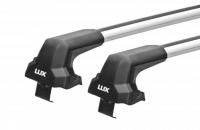 Багажник на крышу LUX CITY с крыловидными дугами на Шевроле Лачетти хэтчбек 2004-2013, арт:LUX.0513