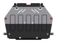 Защита картера и КПП Sheriff для Мицубиси Аутлендер 3 2013-2018, модель №1, сталь 2мм, арт:14.2580