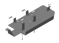 Защита трубок кондиционера Motodor, сталь 2мм, арт:MO.02735